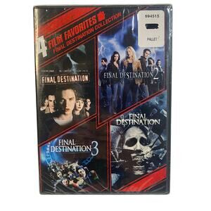 Final Destination Collection DVD 4 Film Favorites Horror Movies Thriller‎ NEW